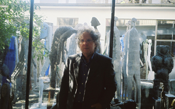 Michael March in Olbram Zoubek's Studio