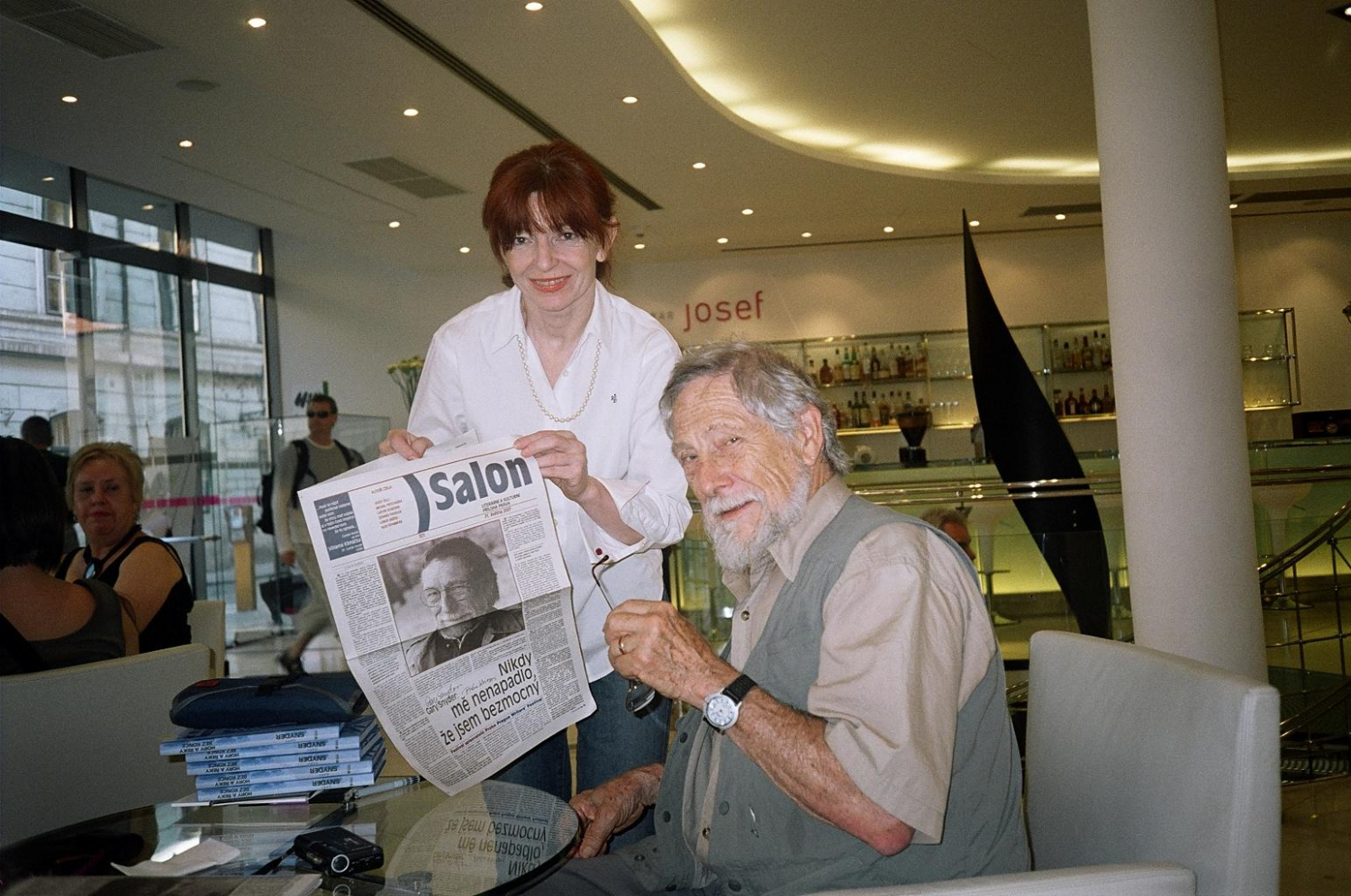 Gary Snyder v hotelu Josef, Praha 2007