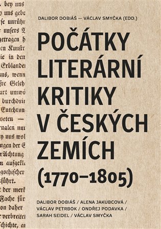 Počátky literární kritiky v českých zemích