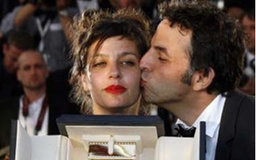 Izraelská režisérka Shira Geffen a Etgar Keret na 60. ročníku filmového festivalu v Cannes.